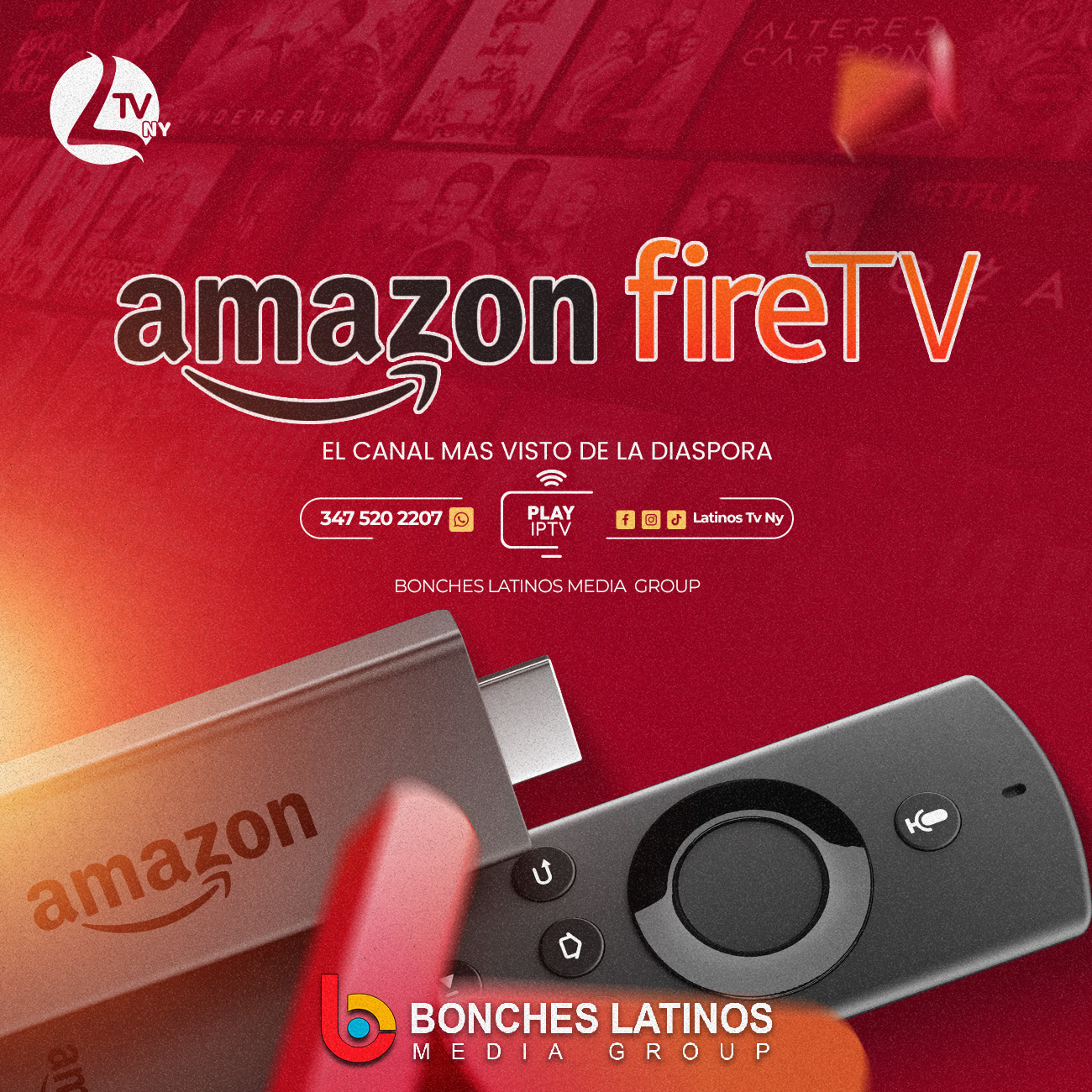 LATINOS TV NY disponible también en Amazon Fire TV 