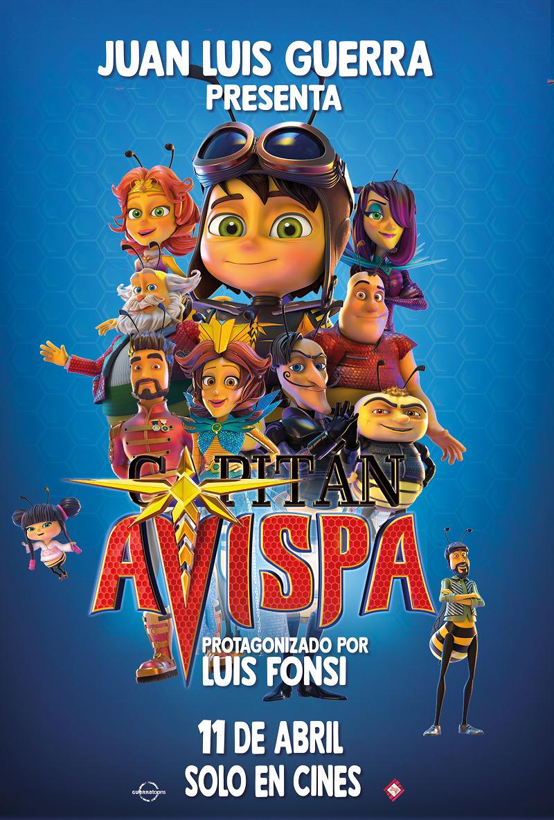 Juan Luis Guerra presenta su película ‘Capitán Avispa” este 11 de abril en los Estados Unidos.