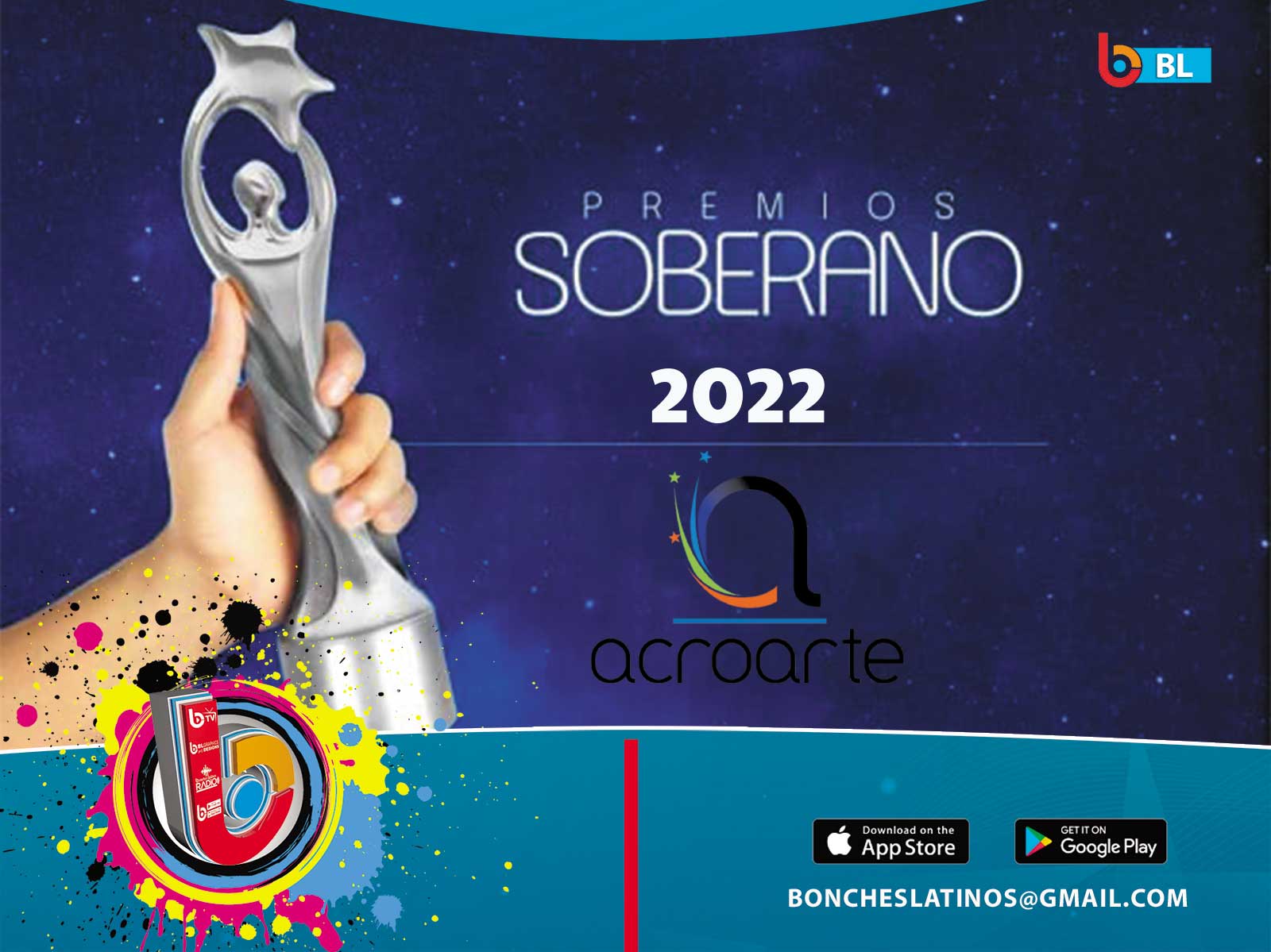 Comunicado de Acroarte sobre Premio Soberano 2022 - bonches latinos