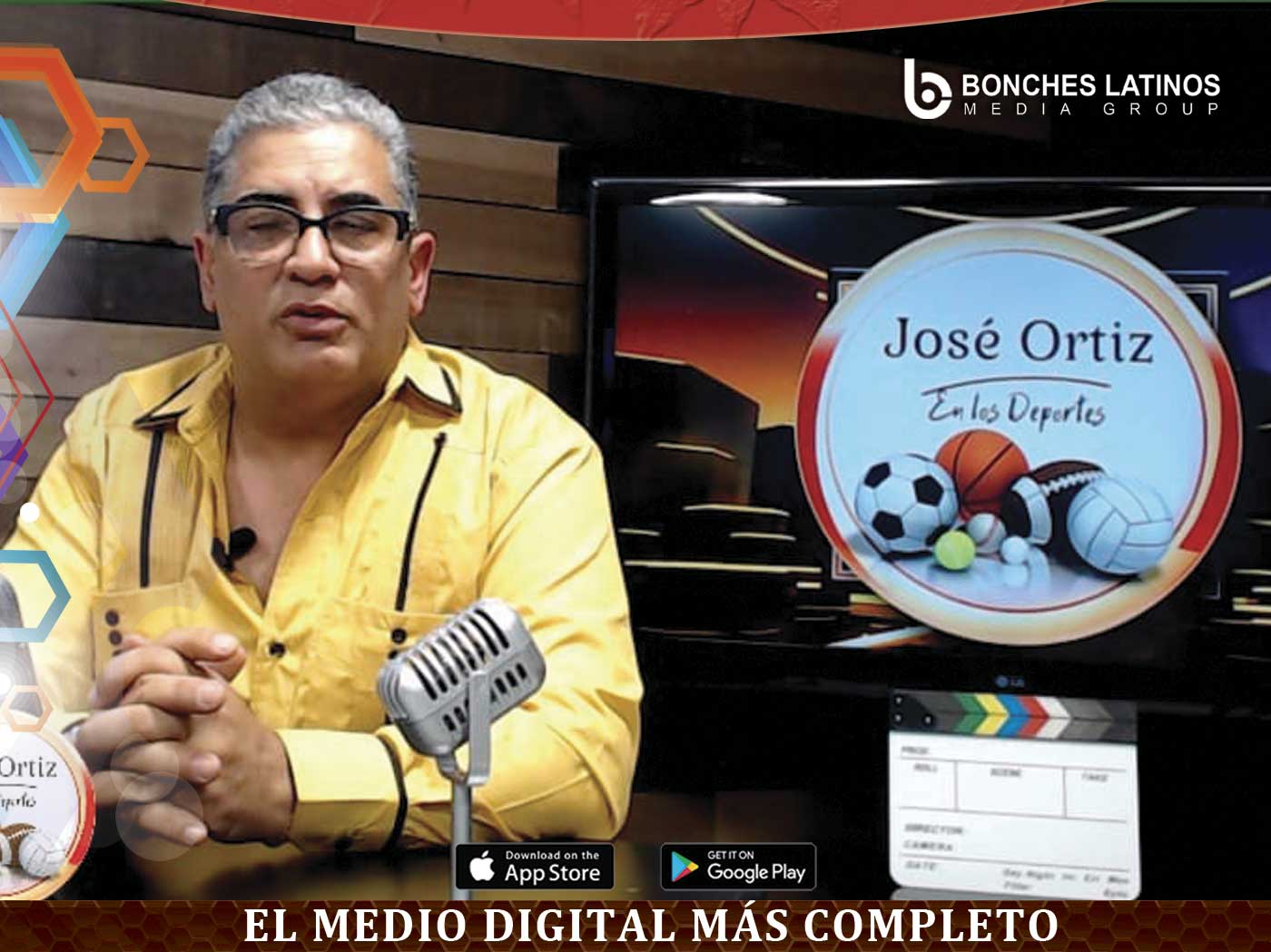 José Ortiz en los Deportes un espacio informativo con mucha calidad.