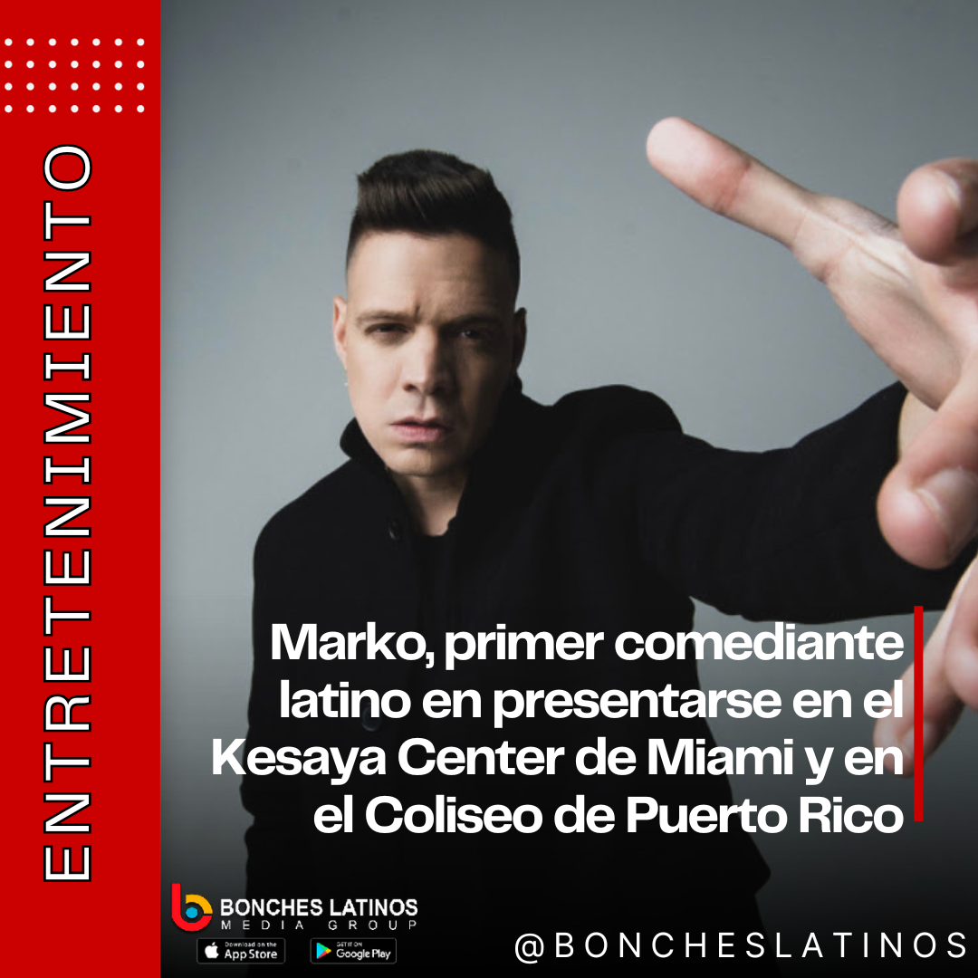 Marko, primer comediante latino en presentarse en el Kesaya Center de Miami y en el Coliseo de Puerto Rico