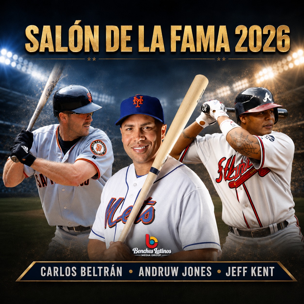 Carlos Beltrán, Andruw Jones y Jeff Kent reciben la inmortalidad del béisbol en Cooperstown