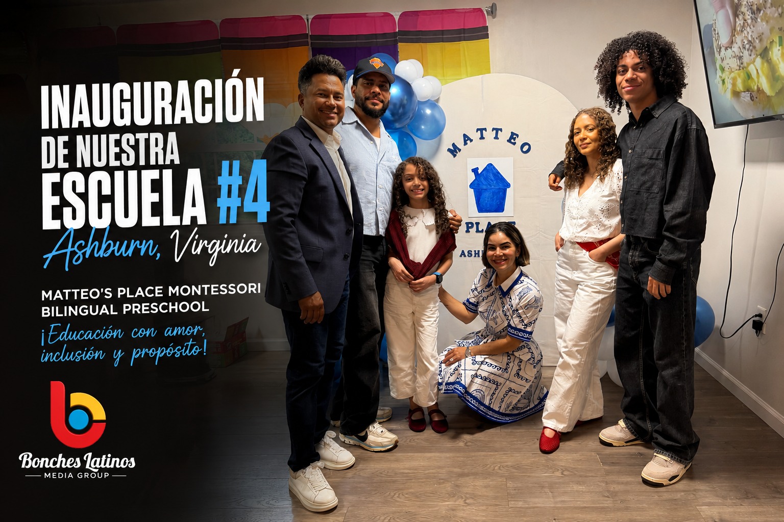 Matteo's Place Montessori Bilingual Preschool inaugura su cuarta sede en Virginia y reafirma su compromiso con la educación inclusiva