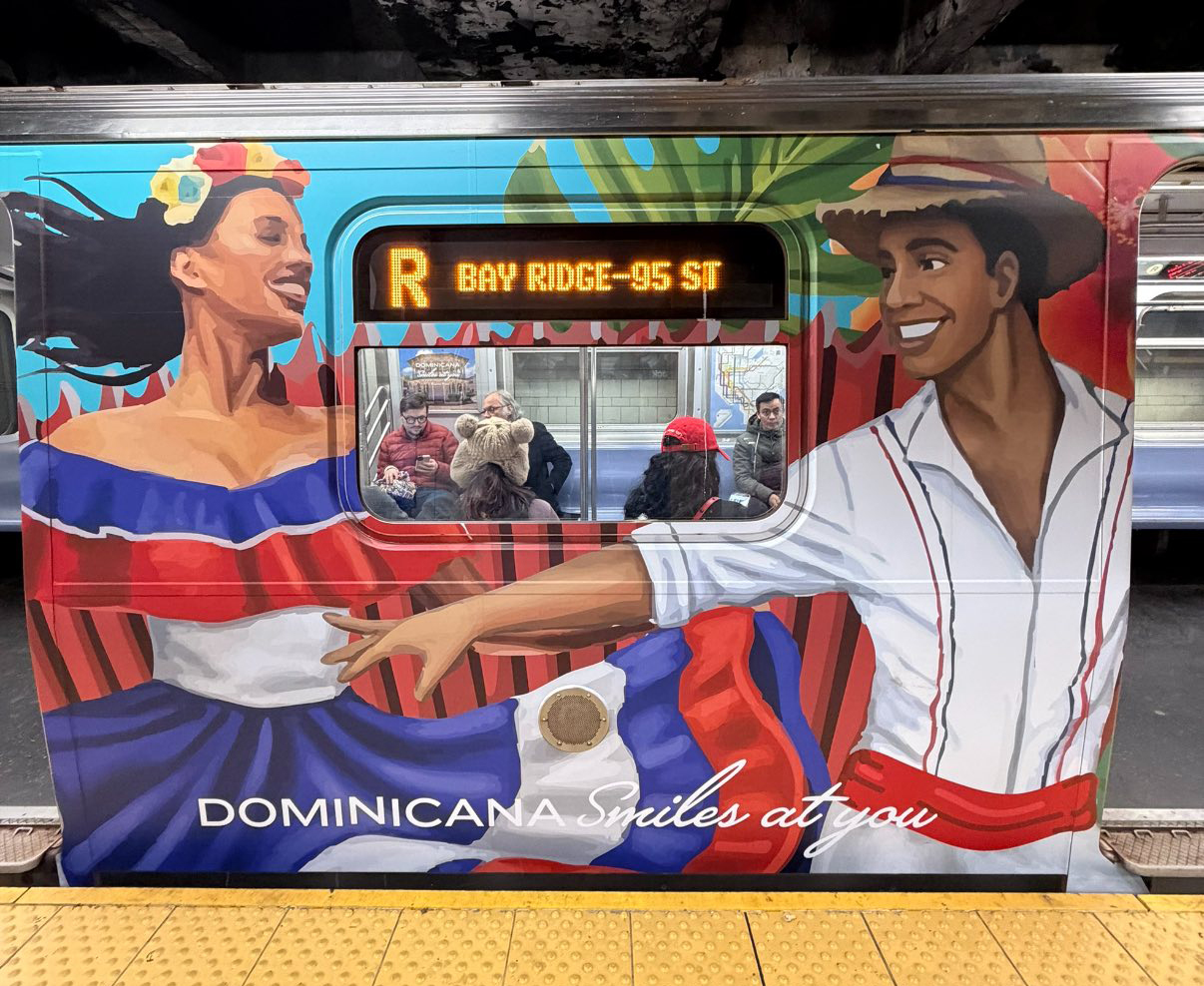 Vagones del Subway de Nueva York rinden homenaje a la República Dominicana: una iniciativa que fortalece la imagen del país