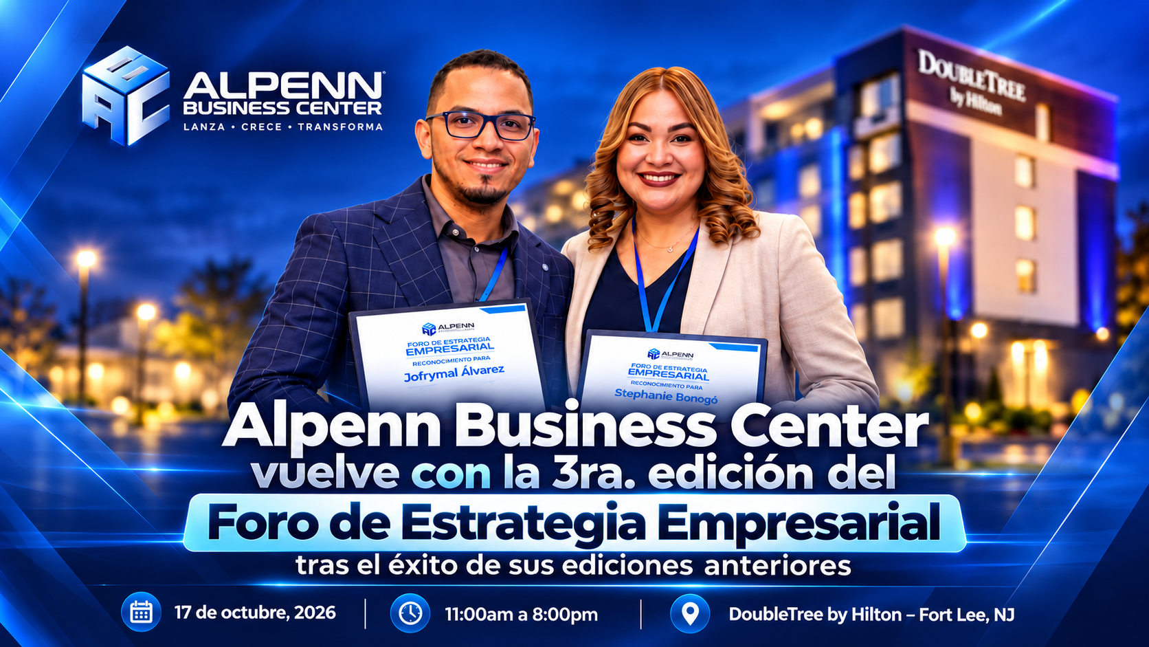 Alpenn Business Center vuelve con la 3ra. edición del Foro de Estrategia Empresarial tras el éxito de sus ediciones anteriores
