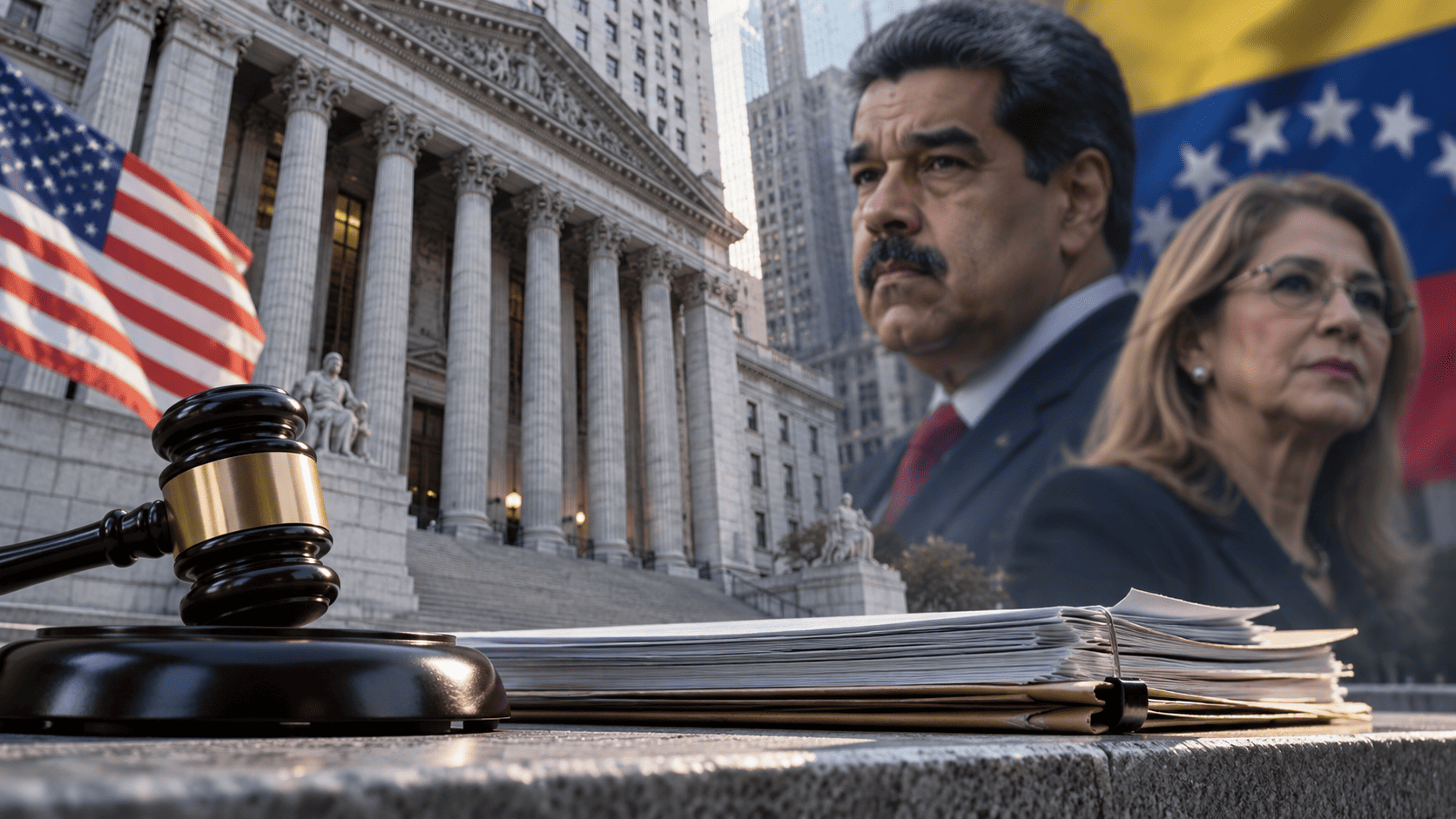 Fiscalía de Nueva York presenta nuevos cargos contra Nicolás Maduro y Cilia Flores