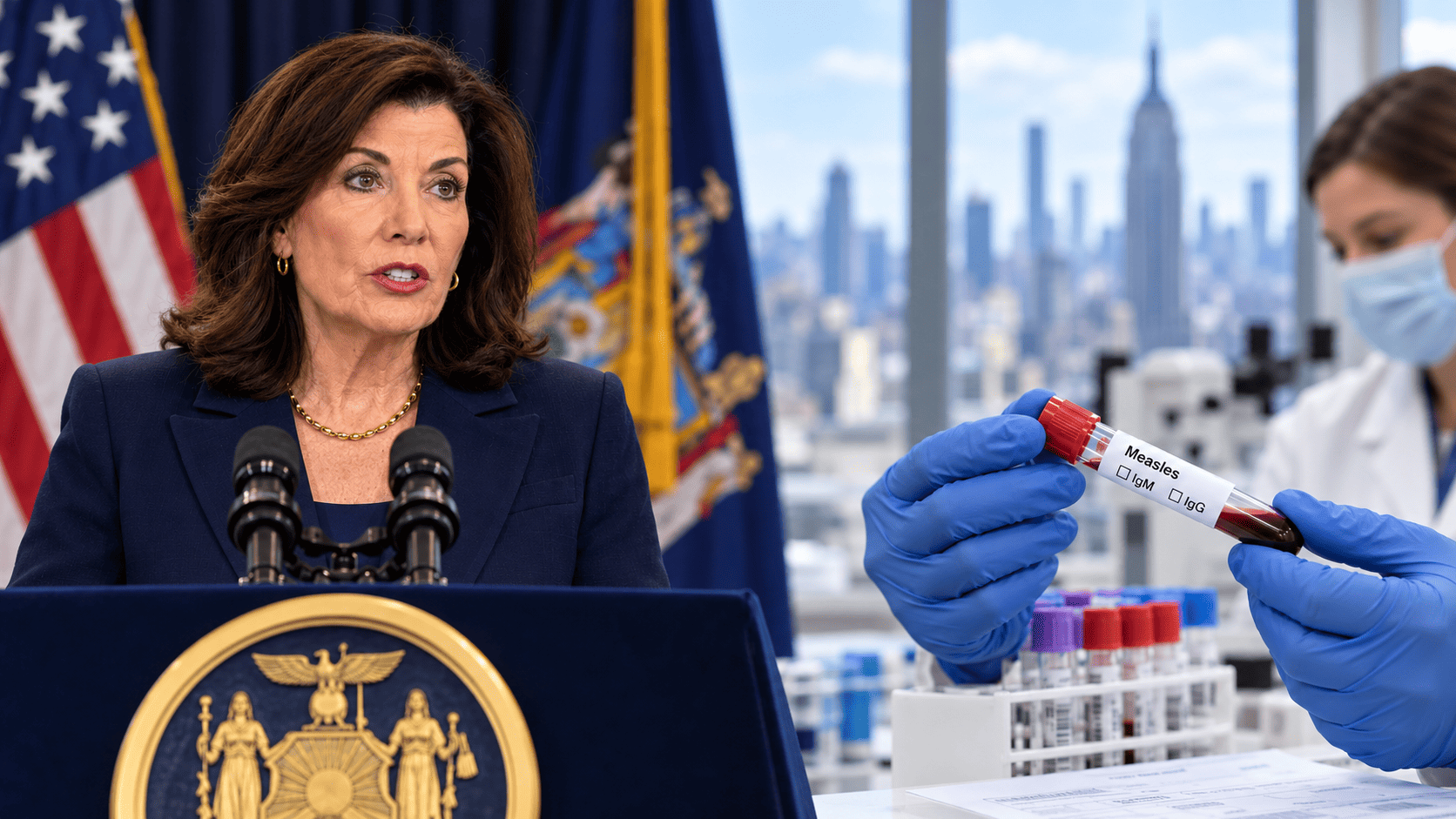 Nueva York declara estado de emergencia ante aumento de casos de sarampión
