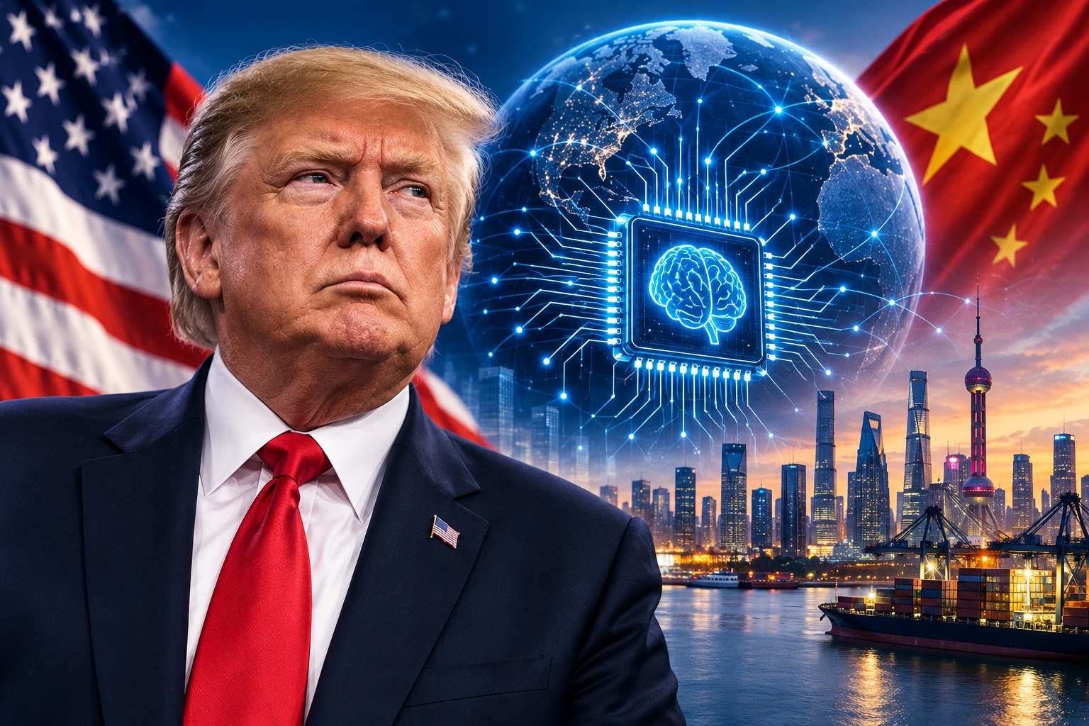 Trump rechaza frenar la inteligencia artificial y pone el foco en superar a China
