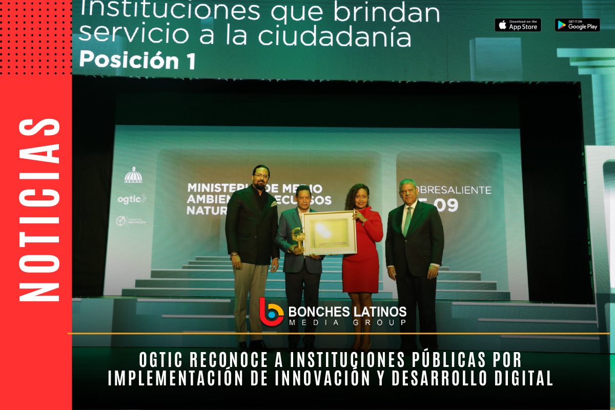 OGTIC reconoce a instituciones públicas por implementación de innovación y desarrollo digital