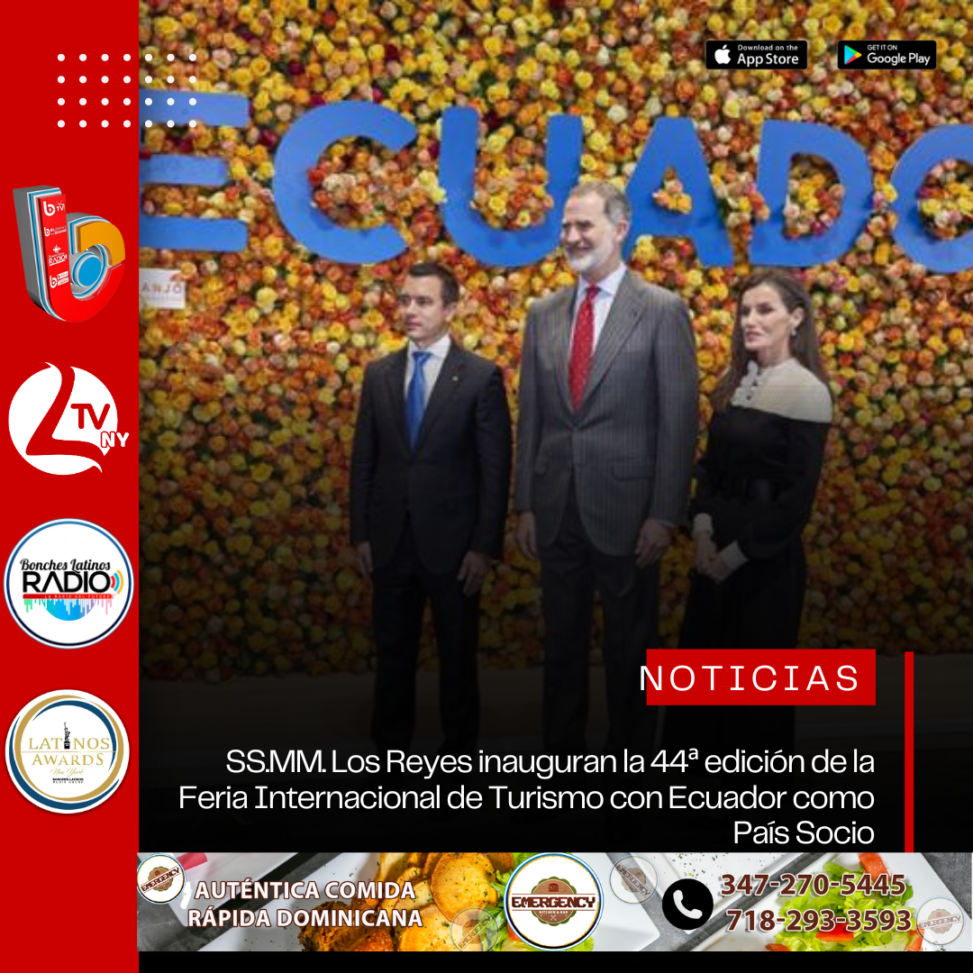 SS.MM. Los Reyes inauguran la 44ª edición de la Feria Internacional de Turismo con Ecuador como País Socio