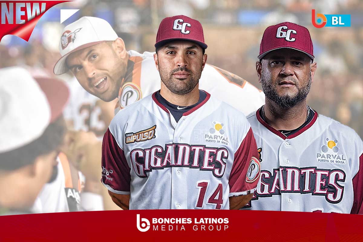 Gigantes del Cibao firman al dirigente Luis Urueta y al coach de Pitcheo  Wellington Cepeda